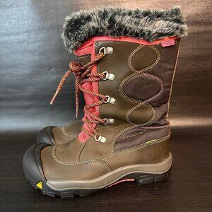 Keen Kelsey Kids Youth Size 4 Waterproof Outdoor‎ Hiking Winter Insulated Boots